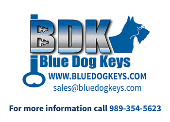 framon blue dog keys